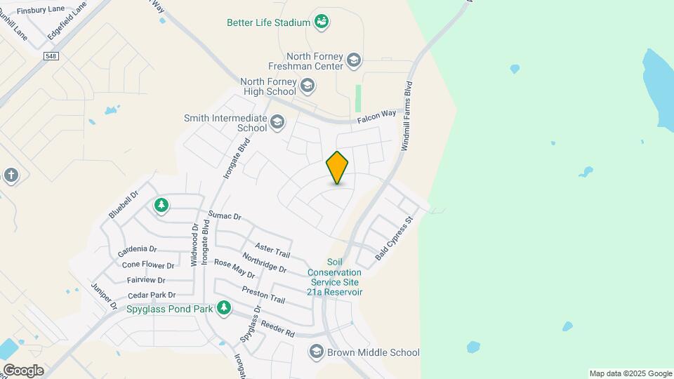 3127 Angus Dr Map and Location Details