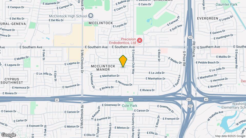 3623 S Hazelton Ln Mapa y Detalles de la Ubicación