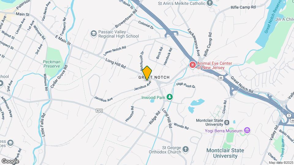 13 Jacobus Ave Mapa y Detalles de la Ubicación