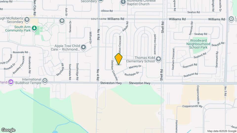 10980 Swinton Crescent Map and Location Details