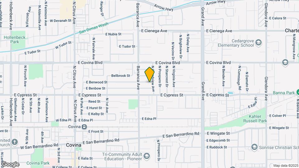 554 E Benwood St Mapa y Detalles de la Ubicación