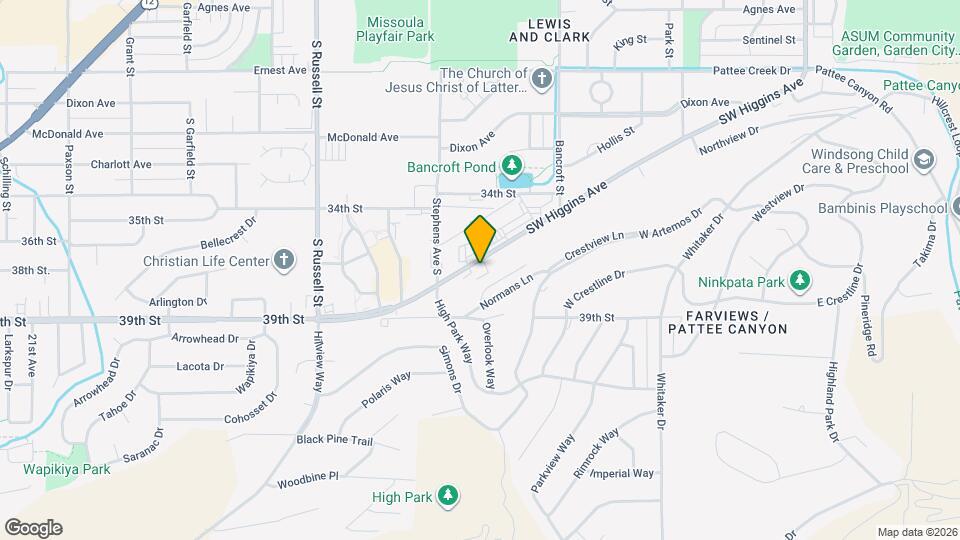 825 SW Higgins Ave, Unit 4B Mapa y Detalles de la Ubicación