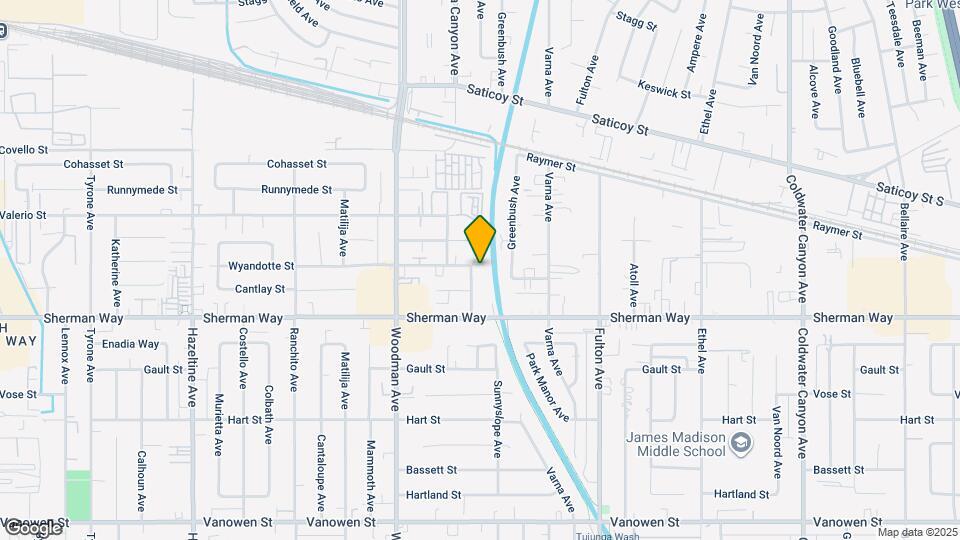 7266 Allott Ave Map and Location Details