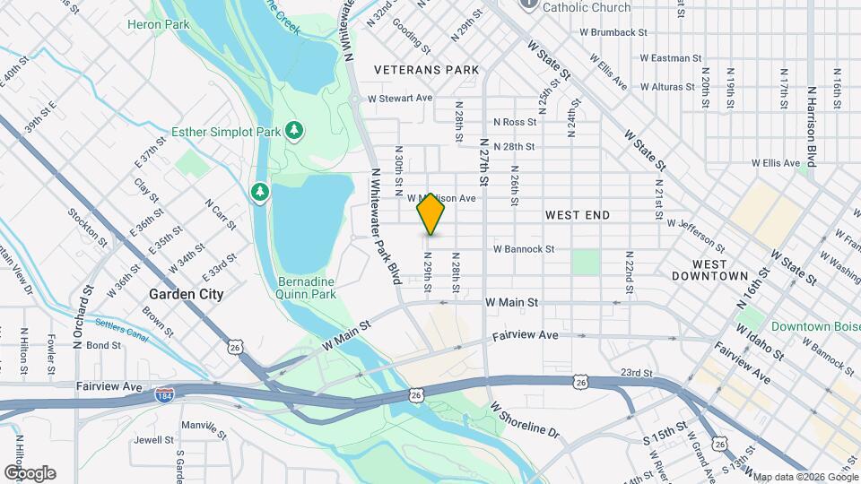 316 N 29th St Map and Location Details