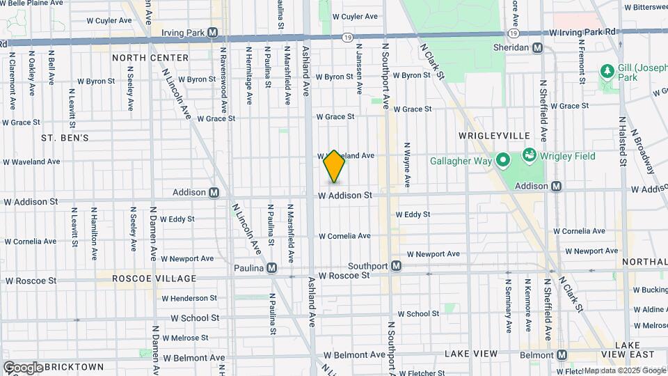 3607 N Bosworth Ave Map and Location Details