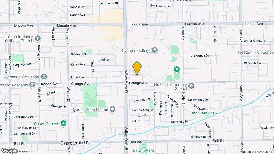 6072 Lime Ave Map and Location Details