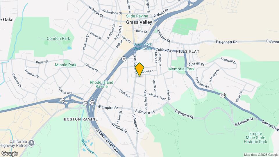 415 S Auburn St Map and Location Details