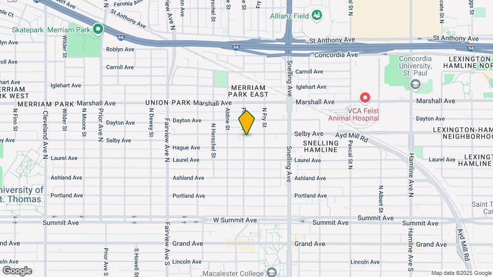 1664 Selby Ave Map and Location Details