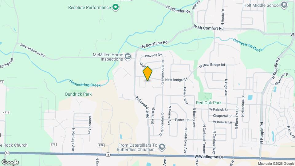 1806 Knollcrest Cir Mapa y Detalles de la Ubicación