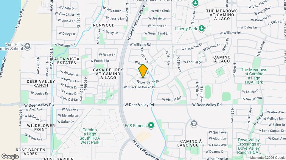 10134 W Los Gatos Dr Mapa y Detalles de la Ubicación