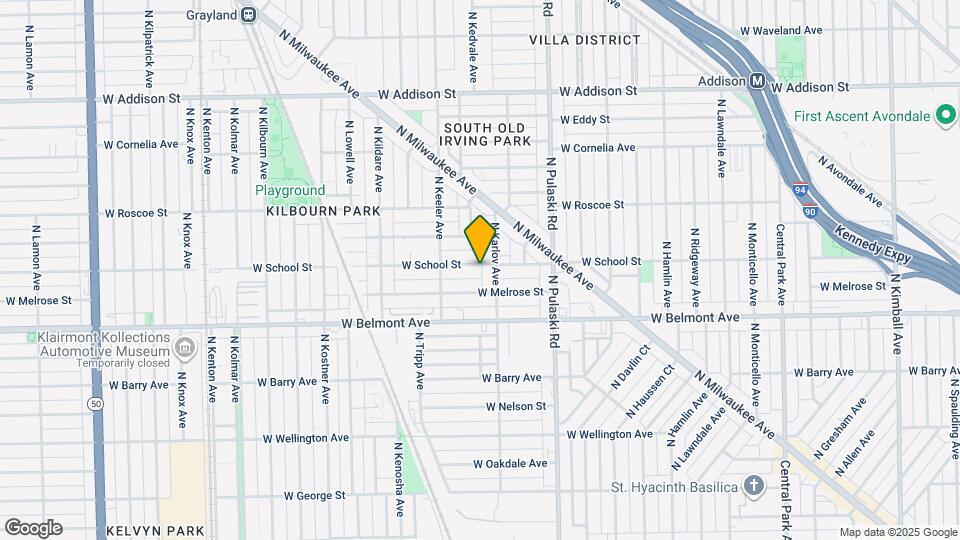 4115 W School St, Unit #3S Map and Location Details