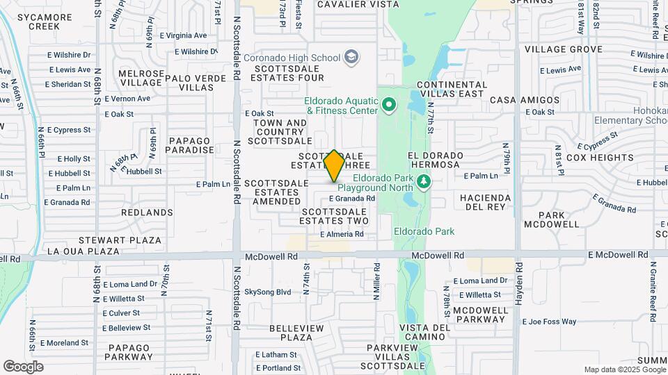 7435 E Palm Ln Map and Location Details