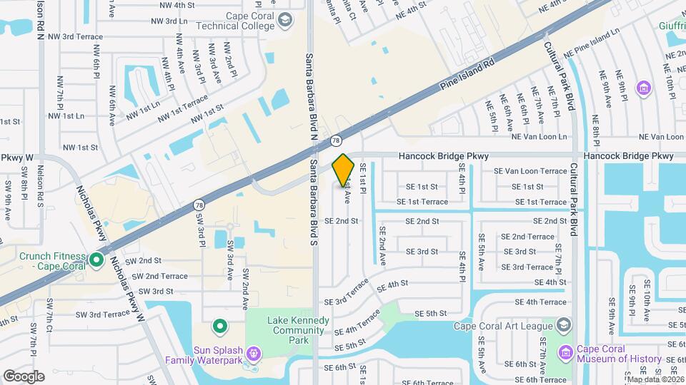 134 SE 1st Ave Map and Location Details