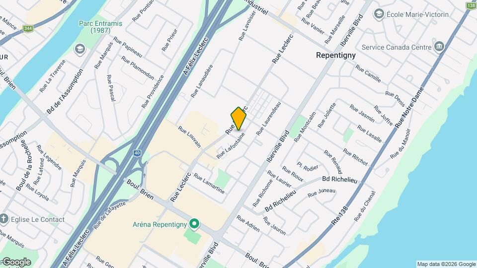 539 Lafontaine Rue Map and Location Details