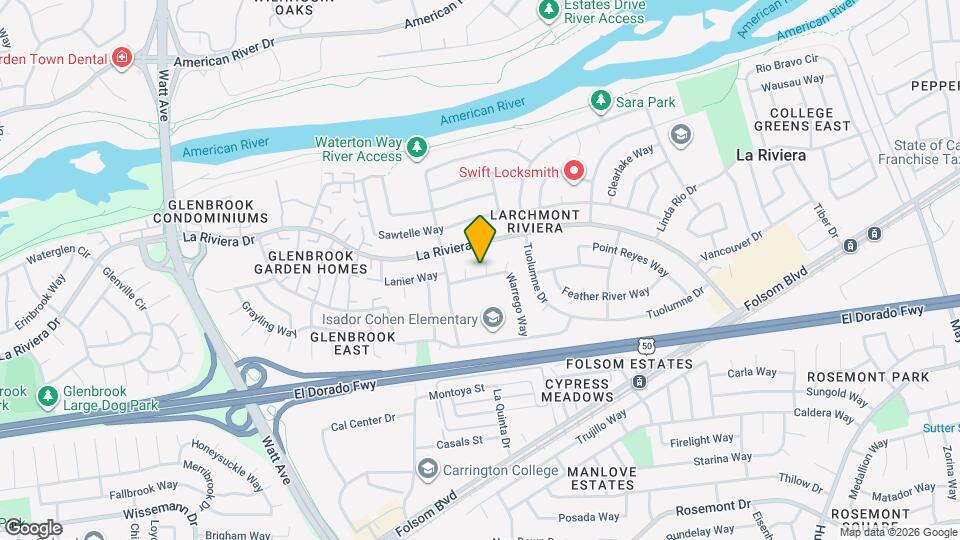 2529 Warrego Way Map and Location Details