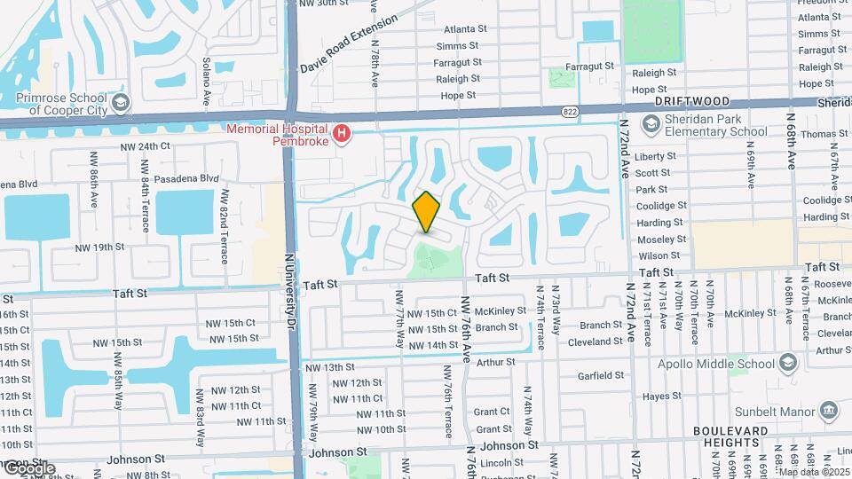 7682 NW 19th St Map and Location Details