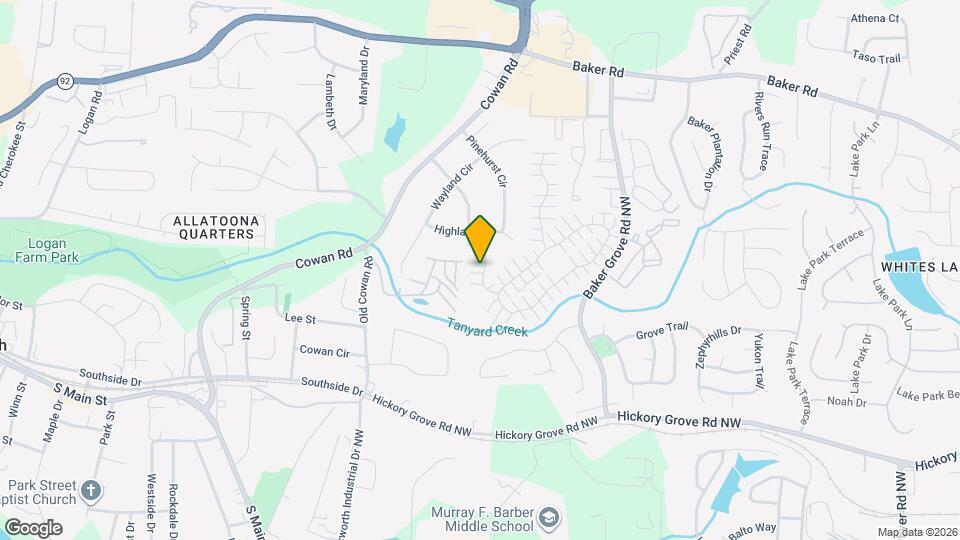 170 Windcroft Ct NW Map and Location Details