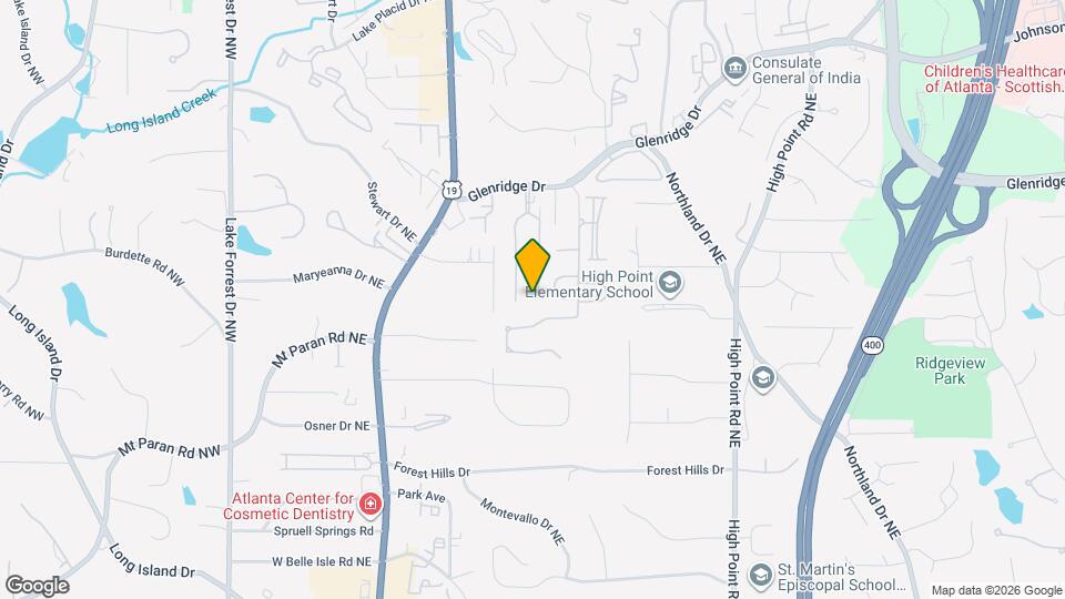 37 Willow Glen NE Map and Location Details