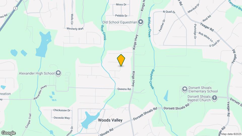 4319 Dawning Ln Map and Location Details