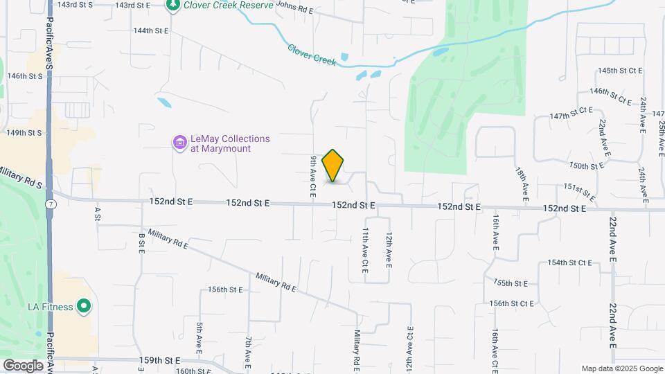 1002 151st St E Map and Location Details