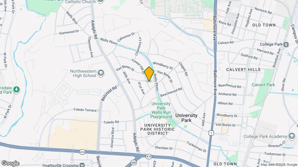 6705 Forest Hill Dr Map and Location Details