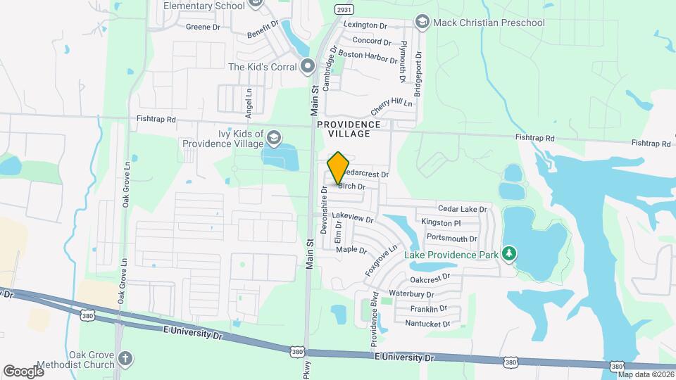 9824 Birch Dr Map and Location Details