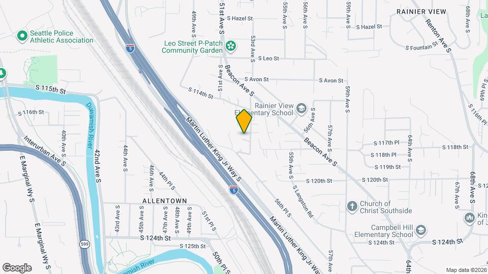 5150 S 117th St Map and Location Details