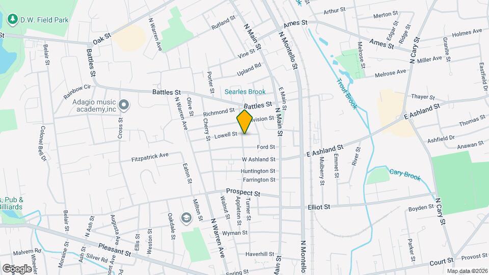 26 Springfield St Mapa y Detalles de la Ubicación