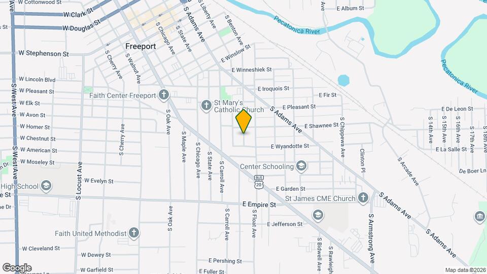 817 S Benton Ave Map and Location Details