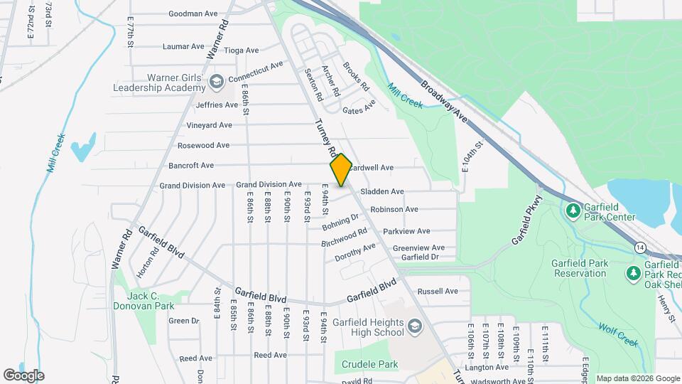 9505 Sladden Ave Map and Location Details