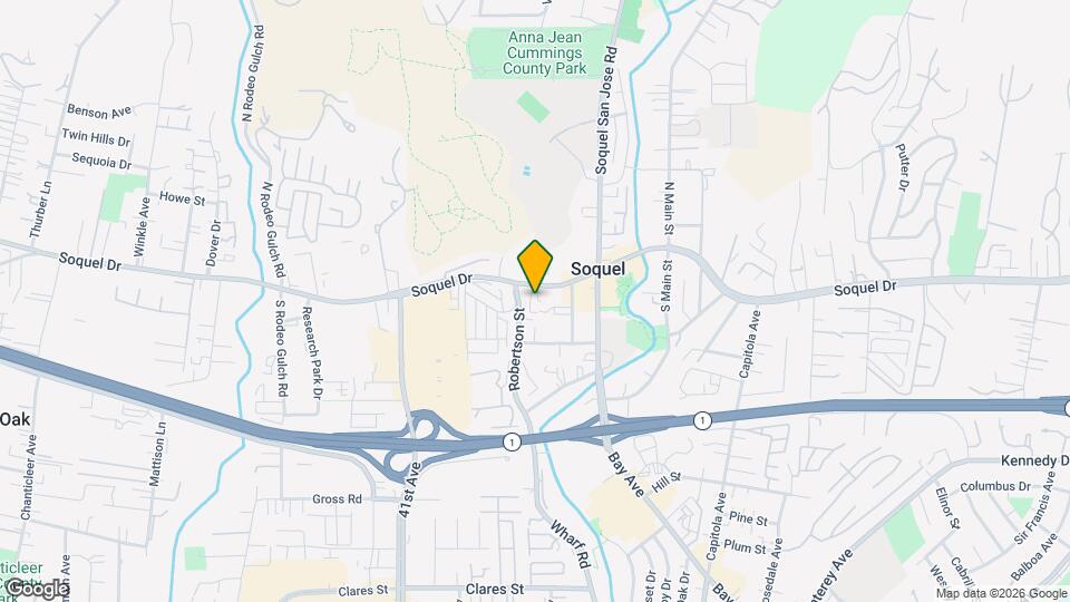 4452 Soquel Dr Map and Location Details