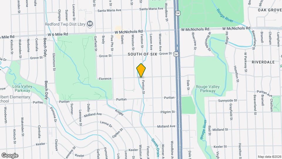 24511 Florence St Map and Location Details