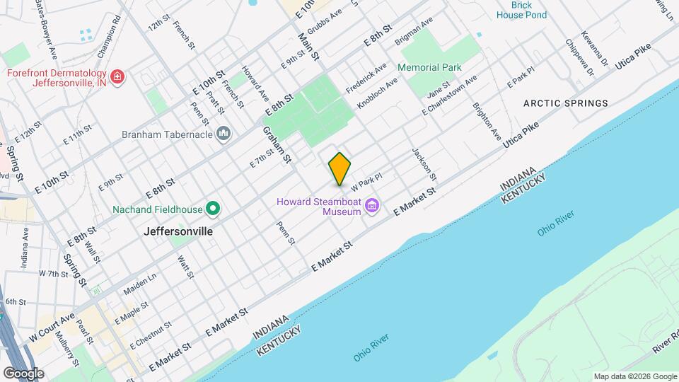 327 Division St Map and Location Details