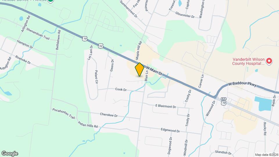 1705 Monument Ln Map and Location Details