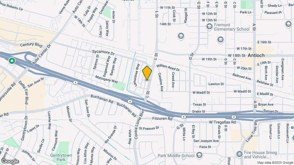 2304 L St Map and Location Details