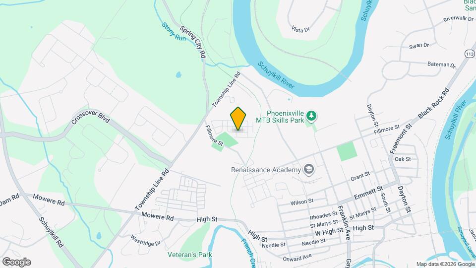 215 Bronze St Map and Location Details