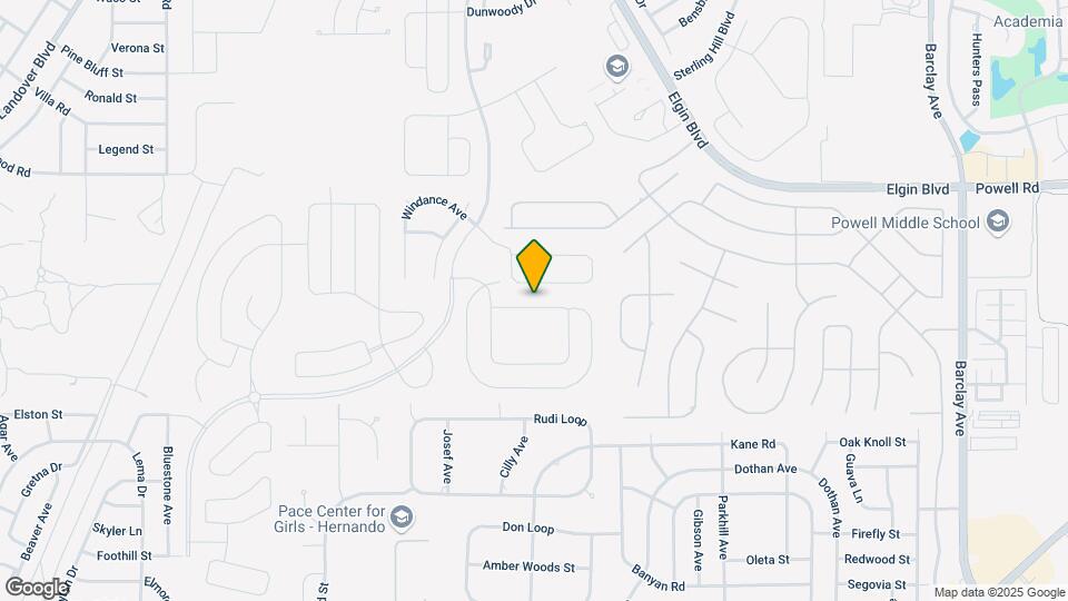3401 Autumn Amber Dr Map and Location Details