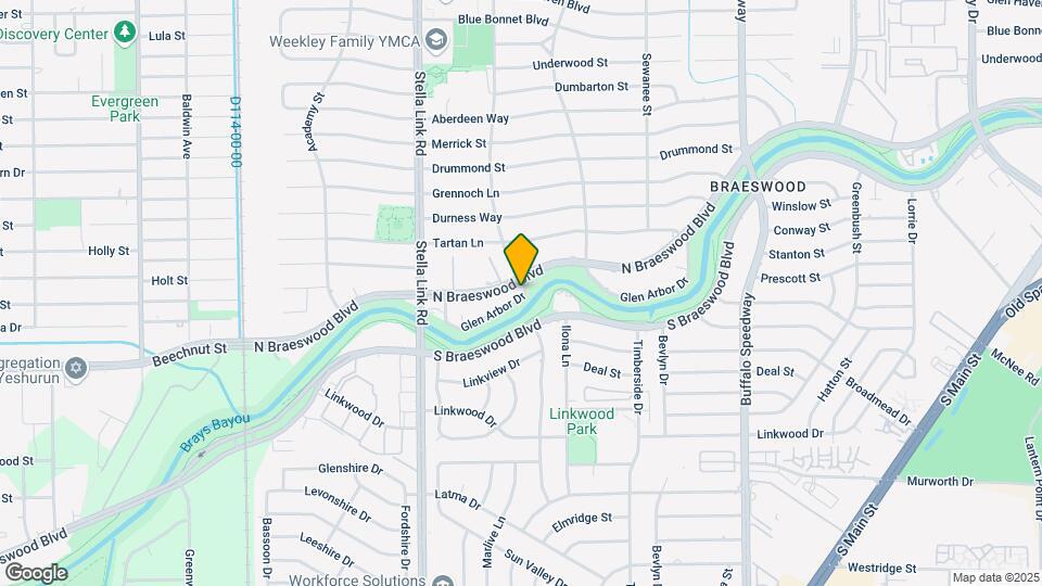 3808 Glen Arbor Dr Map and Location Details