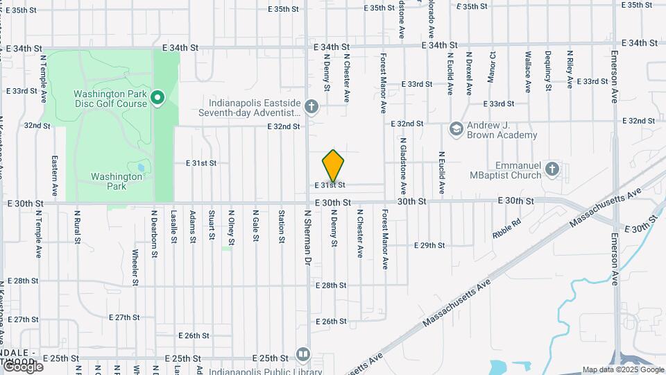 3841 E 31st St Map and Location Details