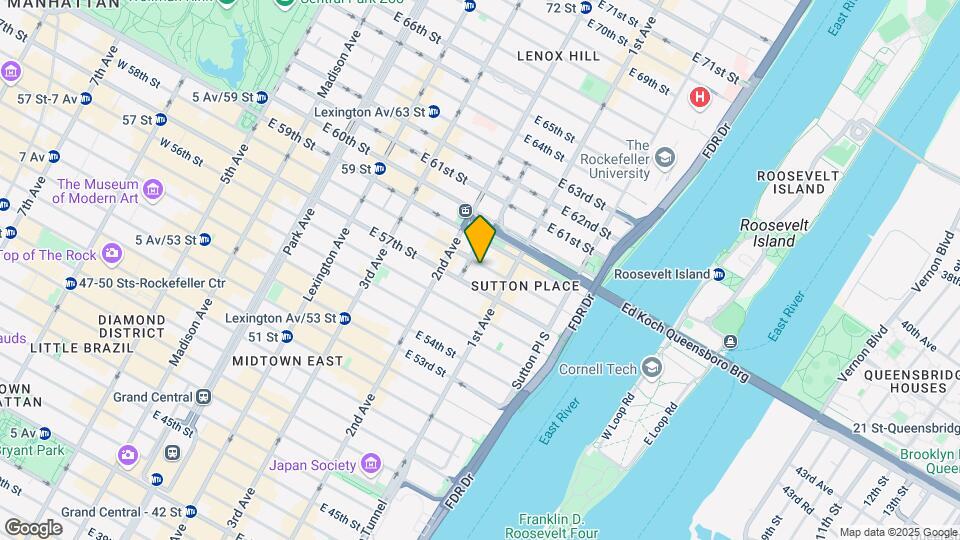 326-328 E 58th St Mapa y Detalles de la Ubicación