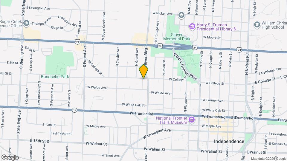 1003 W College St Map and Location Details