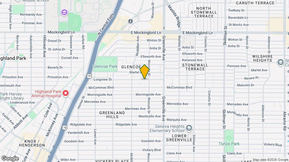 5542 Longview St Map and Location Details