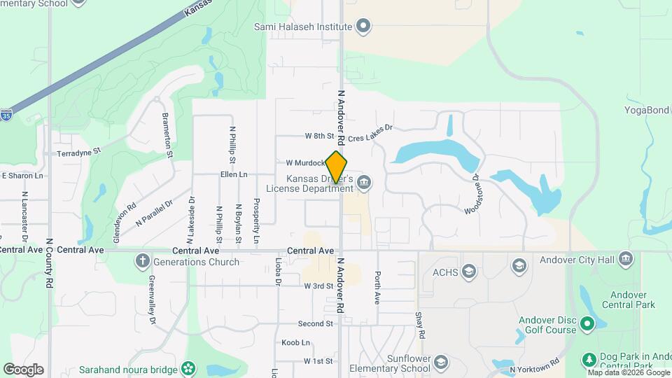 635 N Andover Rd Map and Location Details