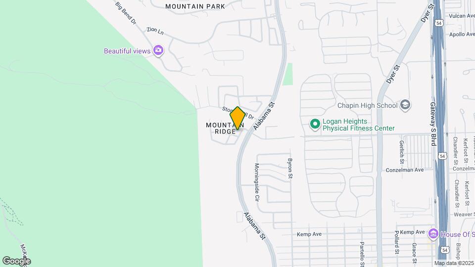 6851 Ridge Top Dr Mapa y Detalles de la Ubicación