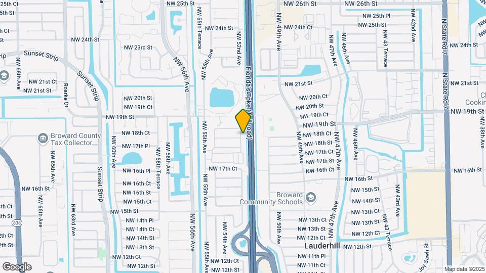 1832-1838 NW 52nd Ave Map and Location Details