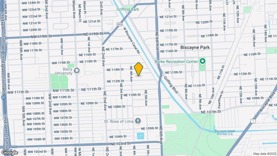465 NE 112th St Map and Location Details