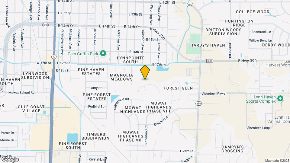 1517 Inverness Rd Map and Location Details
