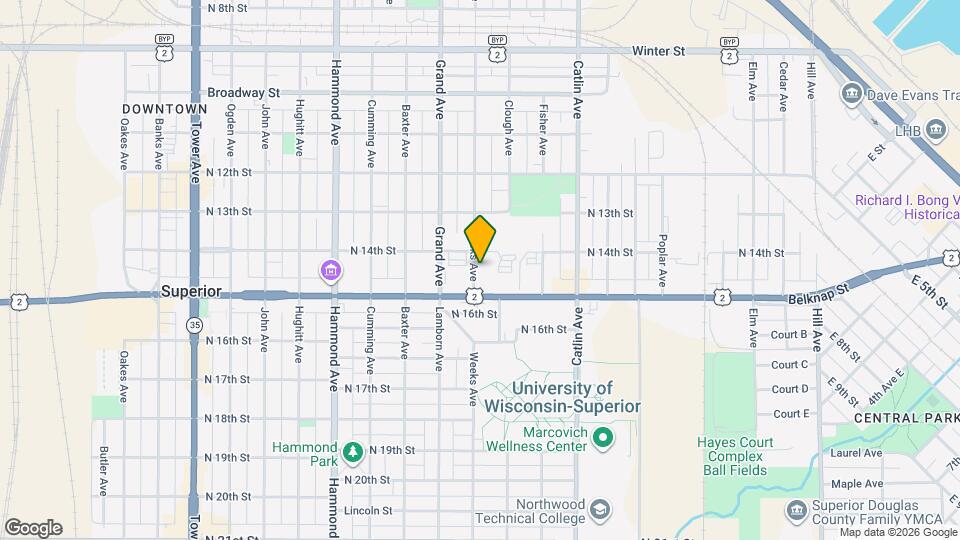 1416 Weeks Ave, Unit 1416 half Map and Location Details