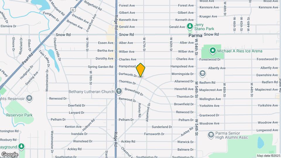 6711 Dartworth Dr Map and Location Details