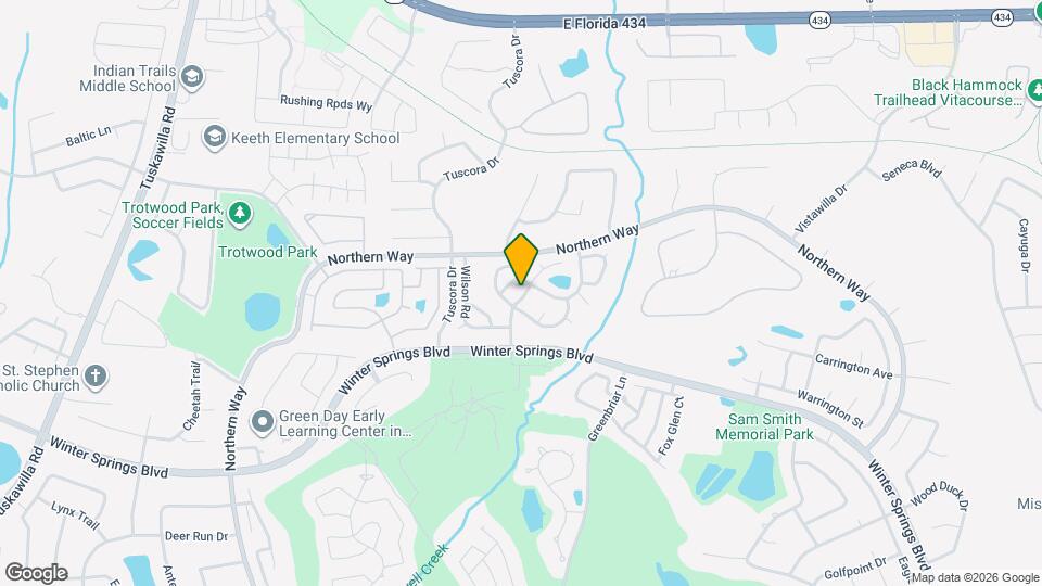 1418 Forest Hills Dr Map and Location Details